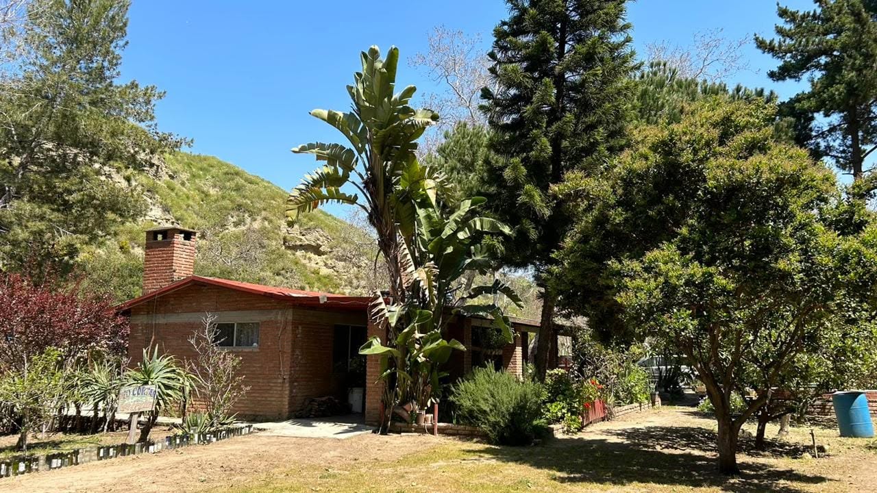 Cabaña grande rodeada de naturaleza